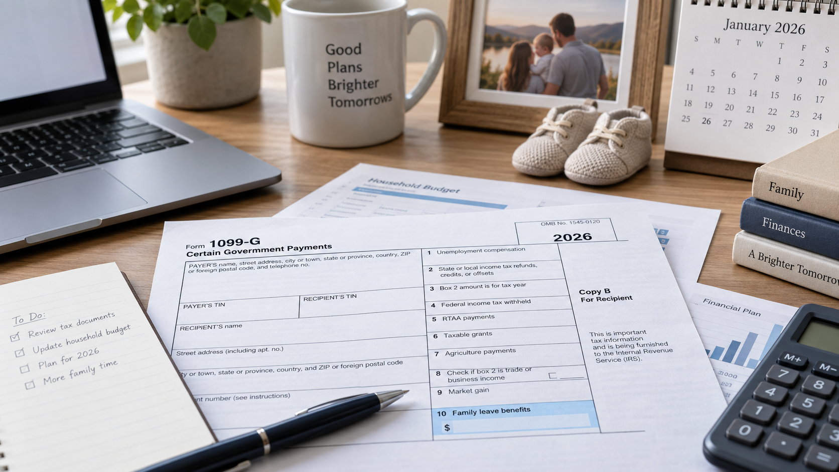1099-G Box 10: Family Leave Benefits & 2026 Tax Rules